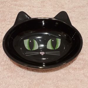 PETRAGEOUS DESIGNS, Oval ceramic cat dish